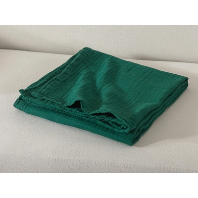 XPOSE Mušelínové pleny Premium tmavě zelené 30x30 cm Mušelín 3ks