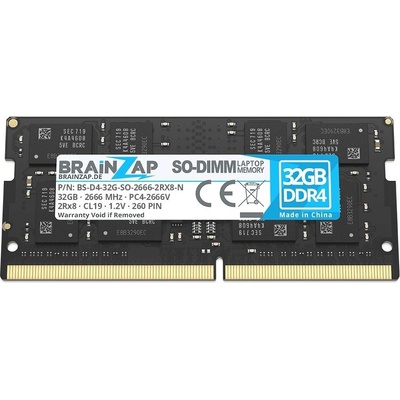 Brainzap DDR4 32GB 2666MHz CL19 PC4-2666V