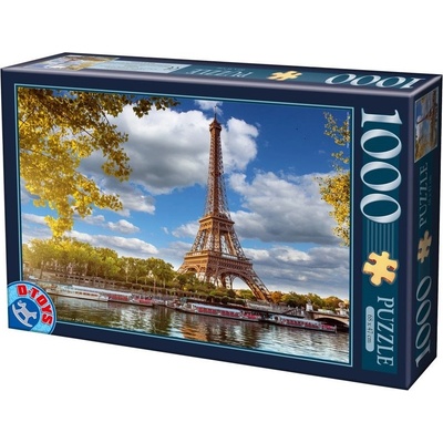 D-Toys Eiffel Tower Paris France 1000 dielov