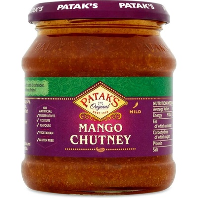 PATAKS Mango Chutney sladké k mäsu 340 g