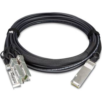 PLANET 40G QSFP+ to 4 10G SFP+ 5M оптичен кабел 5 м QSFP+ 4x SFP+ Черен (CB-QSFP4X10G-5M)