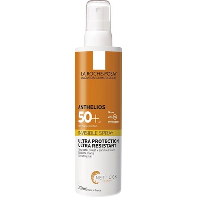 La Roche-Posay Anthelios Слънцезащитен незабележим спрей, SPF50+, 200 ml