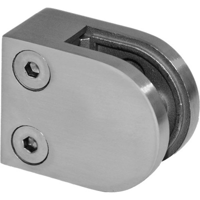 Svorka plochá, sklo 6-10.76mm, brúsená nerez AISI316