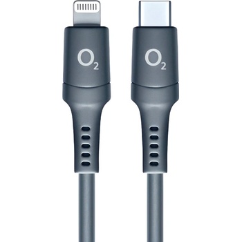 O2 197761 USB-C x Lightning, 1,2m, černý