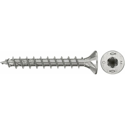 Fischer 574118 skrutky do drevotriesky 4.5 mm 35 mm TX Nerezová oceľ 200 ks