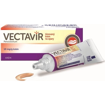 VECTAVIR TÓNOVANÝ KRÉM NA OPARY DRM 10MG/G CRM 1X2G