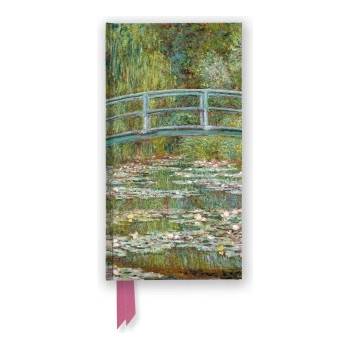Flame Tree Publishing Claude Monet: Bridge Over a Pond of Water Lilies (Foiled Slimline Journal) | Flame Tree Publishing