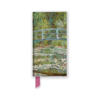 Flame Tree Publishing Claude Monet: Bridge Over a Pond of Water Lilies (Foiled Slimline Journal) | Flame Tree Publishing