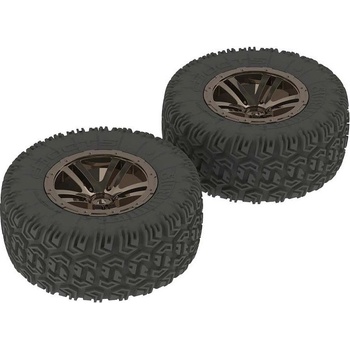 ARRMA "dboots" Sidewinder 2 černé chrom disky nalepené 2 ks