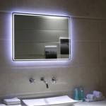Inter Ceramic Огледало за баня с вградено LED осветление Поли, 80x60, с нагревател