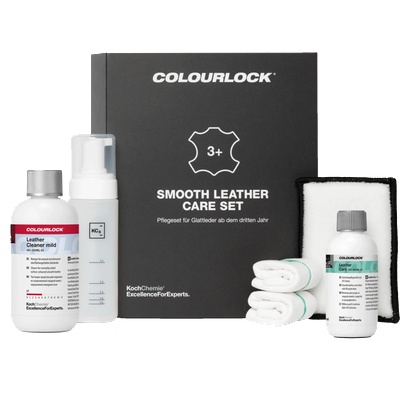 COLOURLOCK Smooth Leather Care Set - Комплект за грижа за гладка кожа от 3 години (4042)