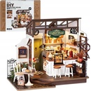 ROBOTIME Rolife DIY House: Kaviareň Slow Life s LED osvetlením