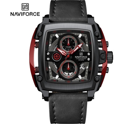 Naviforce Часовници naviforce tu-38626 - черен / червен kp38626 (tu-38626)