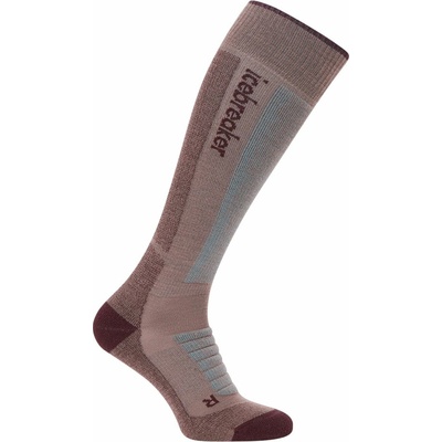 Icebreaker dámske lyžiarske ponožky Women's Merino Ski+ Medium OTC modrá ružová vínová
