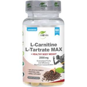 Grewia L-Carnitine L-Tartrate МАХ+ 1000 mg [60 капсули]