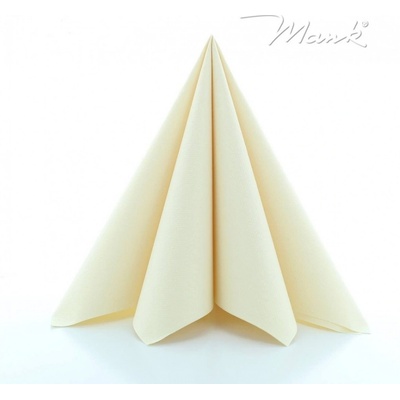 Mank Airlaid krémové ubrousky MANK 40x40cm Creme 50ks