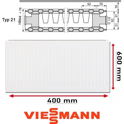 Viessmann 21 900 x 400 mm