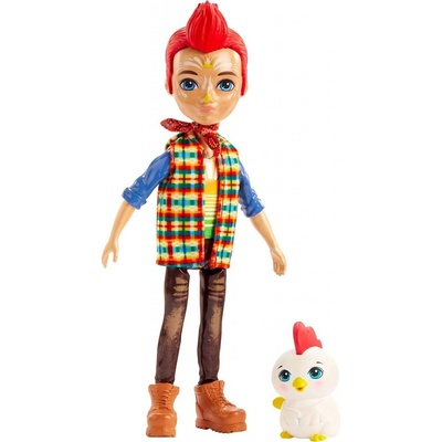 Mattel Enchantimals a zvířátko Redward Rooster a Cluck