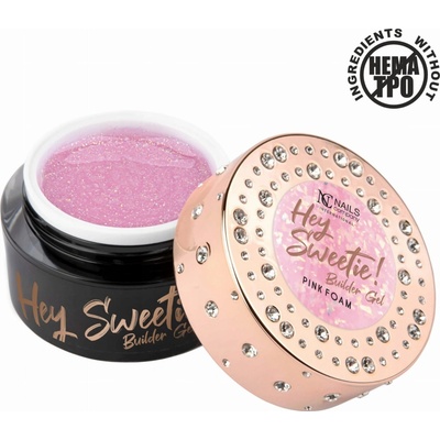 Nails Company stavební gel Hey Sweetie Pink Foam 15 g