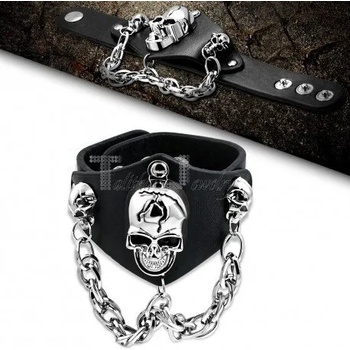 Image 1 of Talitha Рокерска гривна с черепи