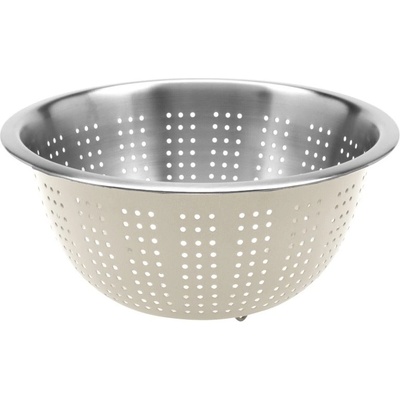 EH Excellent Houseware Kuchyňský cedník, Ø 24 cm, béžový