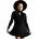 KILLSTAR Дамска рокля KILLSTAR - Elissabat Collar - Черен - KSRA004071