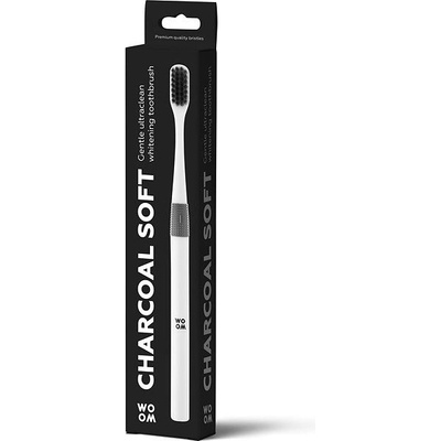 Woom zubní kartáček charcoal soft