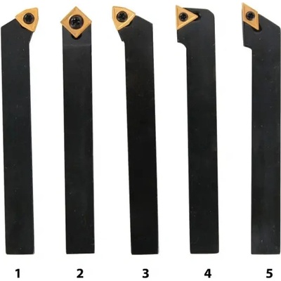 BOW 3441666 Sada soustružnických nožů HM 12 mm - 5 ks