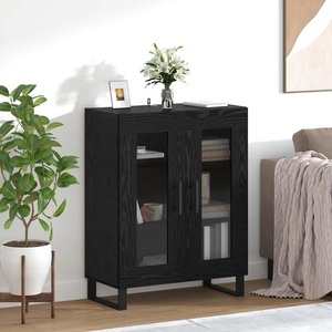 vidaXL Служебен шкаф Черния дъб 69, 5 x 34 x 90 см Инженерна дървесина (887209)