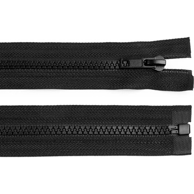 Kostěný zip No 5 délka 140 cm bundový, malé, 322 černá