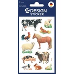 Avery zweckform Стикер, хартия, 3 листа, 76x120 mm, AVERY ZWECKFORM, "Z-Design No. 53720", домашни любимци (53720)
