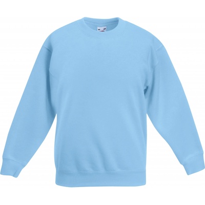 Fruit of the Loom dětská mikina F.O.L. Classic Kids Set-In Sweat nebesky modrá