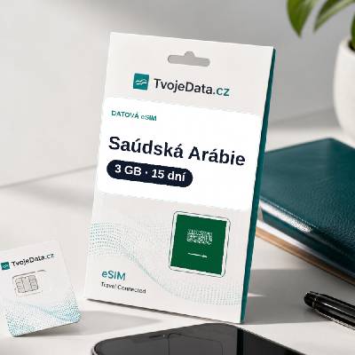 eSIM Saúdská Arábie 3 GB / 14 dní