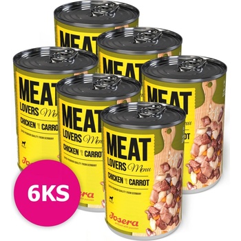 Josera Dog Meat Lovers Menu Chicken with Carrot 6 x 800 g