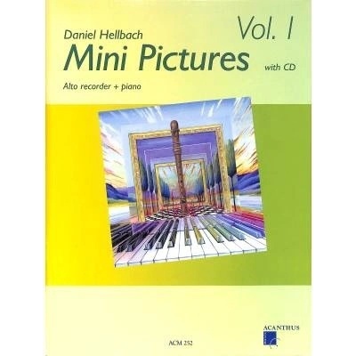 Mini Pictures Vol. 1 s CD pre altovú flautu a klavír od Daniel Hellbach