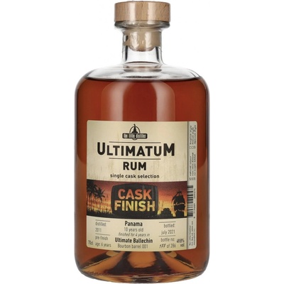 Ultimatum cask finsh panama 10y 49,8% 0,7 l (holá láhev)