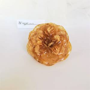 Meganflo Брошка жълта роза 3DeLuxe