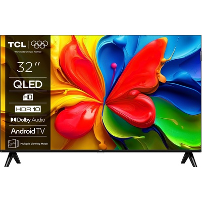 32S4K, 32inch, HD, QLED, Google TV, Dolby Audio 2x8w, Ultra Wide Color Gamut, HDR10, HDMI, USB, черен (32S4K)