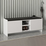 TopMebel Шкаф за обувки Verly TopMebel меламин в бял цвят 110x33.2x43cm