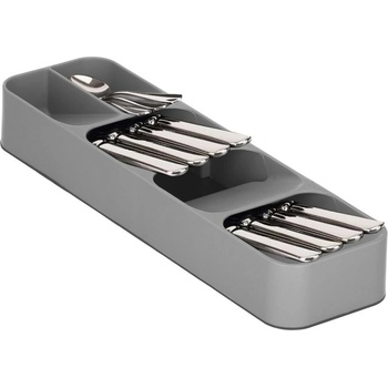 Springos Поставка за органайзер за прибори, с възможност за монтиране в кухненско чекмедже, 39 x 11, 2 x 5 2 см, тъмносив (HA3067)