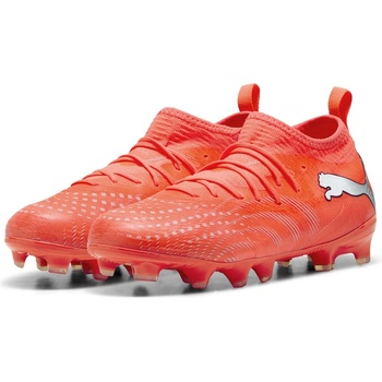 Image 1 of PUMA Детски футболни бутонки Puma Childrens PUMA Future 9 Match Firm Ground Football Boots - Red/Silver