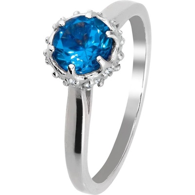 Zlaton Prsten bílé zlato s diamanty 000102703236