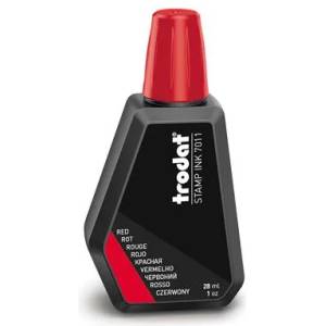 TRODAT Мастило за печати, 28 ml, TRODAT, червено FT7011P (FT7011P)