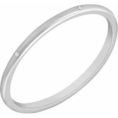 Eppi Zlatý prsteň s jemnými diamantmi Britta R40900