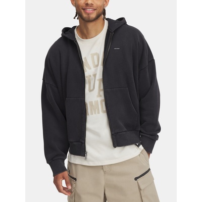 Under Armour Мъжки суитшърт Under Armour Icon HWT Fleece Wash FZ Under Armour | Cheren | МЪЖЕ | XXL