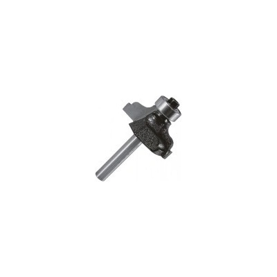 Fréza do dřeva s karbidovými plátky - dvojité zaoblení s ložiskem, 12 mm, 07F152C