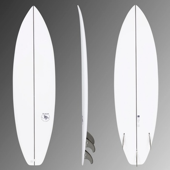 OLAIAN Surf shortboard 900 6'3" 35 l se 3 ploutvičkami FCS2