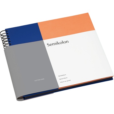 Semikolon Фотоалбум Spiral Cutting Edge кобалтово-прасковен (364852)