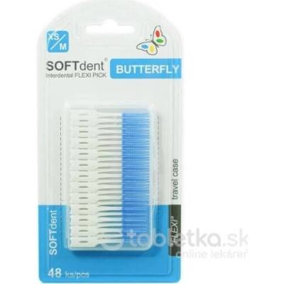 SOFTdent Butterfly FLEXI PICK univerzálna veľkosť XS/M 48 ks
