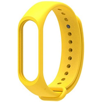 HQWear Каишка съвместима с Xiaomi Mi Band 3/Mi Band 4, жълт (8720847540997)